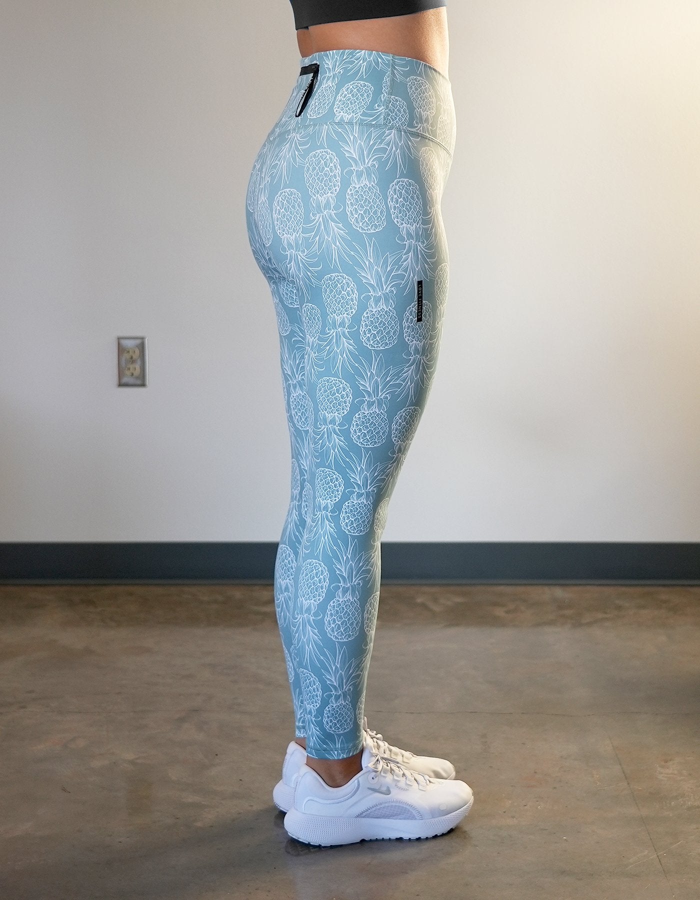 Crimson tavernorlando most popular pineapple leggings in dusty blue. Work out, going out and ocean approved