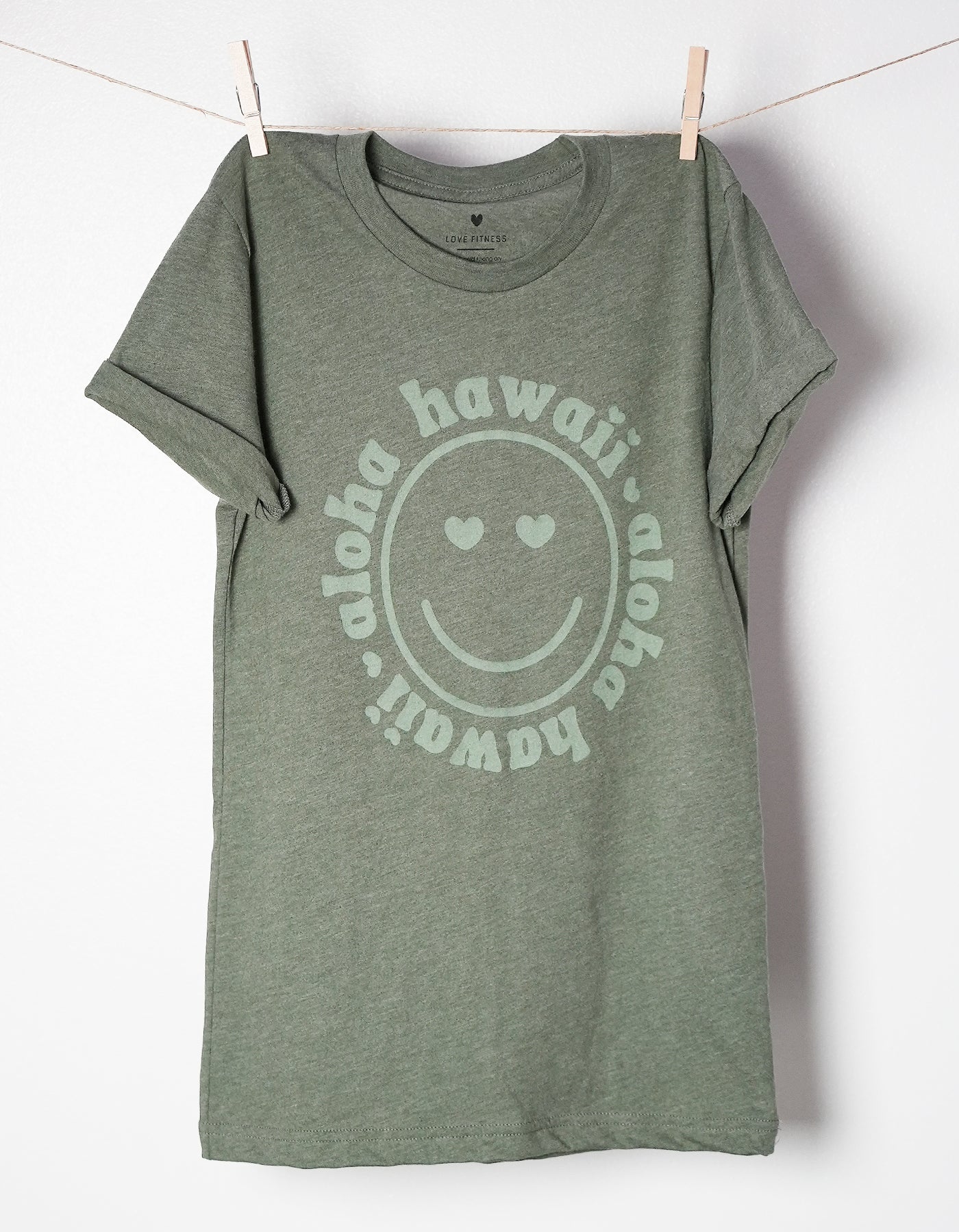 Crimson tavernorlando smiley military green tee