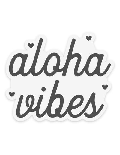 Aloha Vibes - Clear Sticker