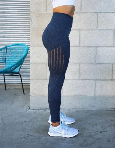 Allure Seamless Leggings - Electric Blue