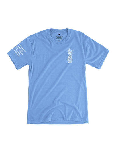 Pineapple Logo - Sky Blue Tee