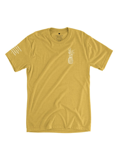 Pineapple Logo Tee - Honey