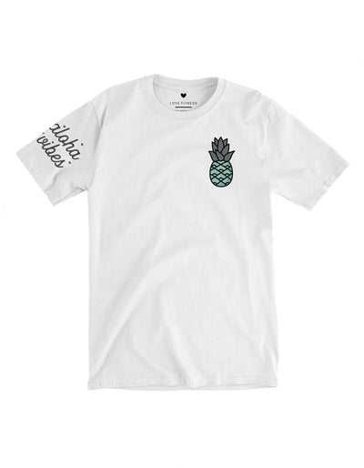 Teal Pineapple Logo - Tee