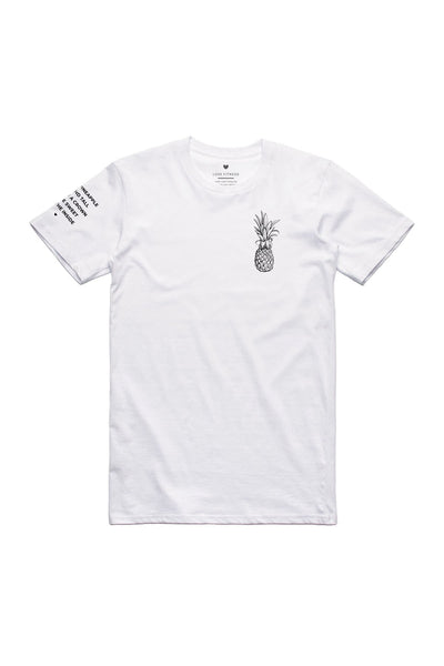 Pineapple Logo - White Tee