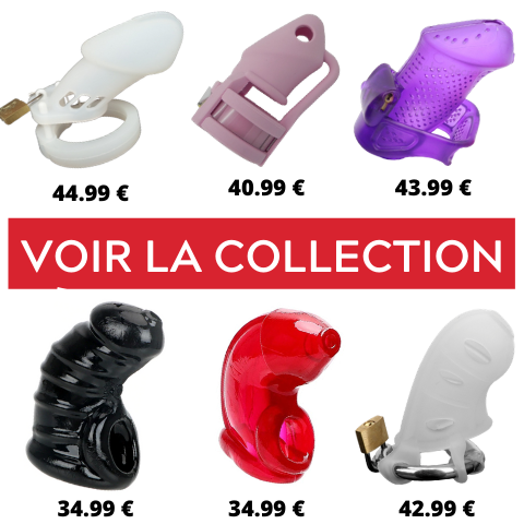 Cage de chasteté souple en silicone