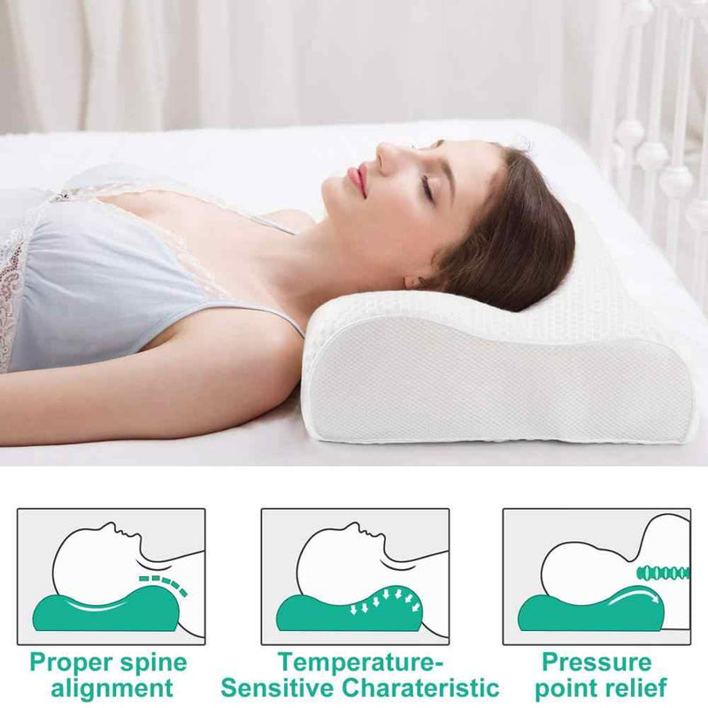 correct way to sleep on a contour pillow