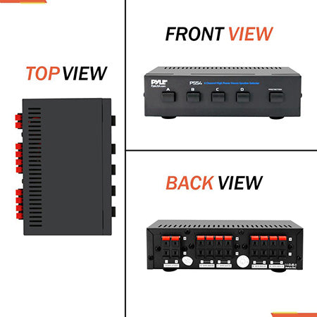 pyle 6 channel speaker selector