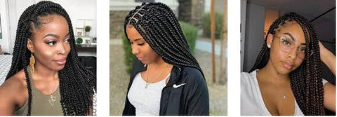 box braids protective hairstyle for black girl 