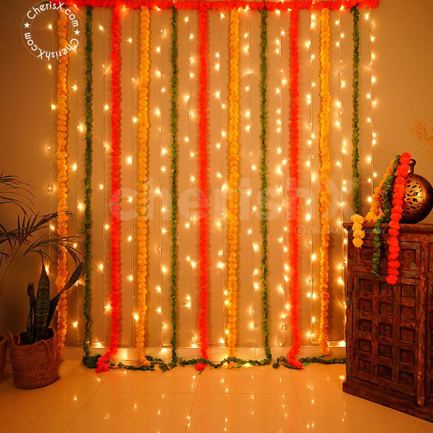 diwali lights decoration on house