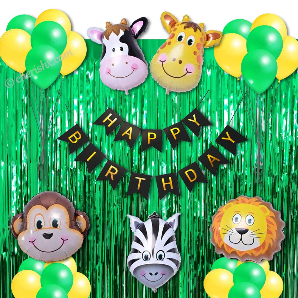 Jungle Theme Party Decoration 29 Pcs Decorating Items For Birthday Party  freeshipping - FrillX
