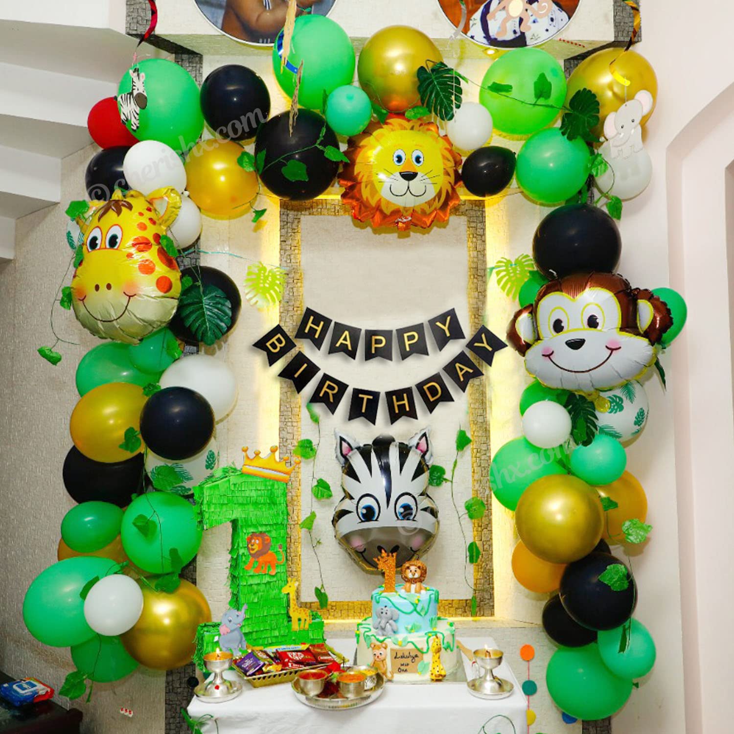 Jungle Theme Kids Birthday - 42 Pcs - Decorating Items Birthday Party –  FrillX