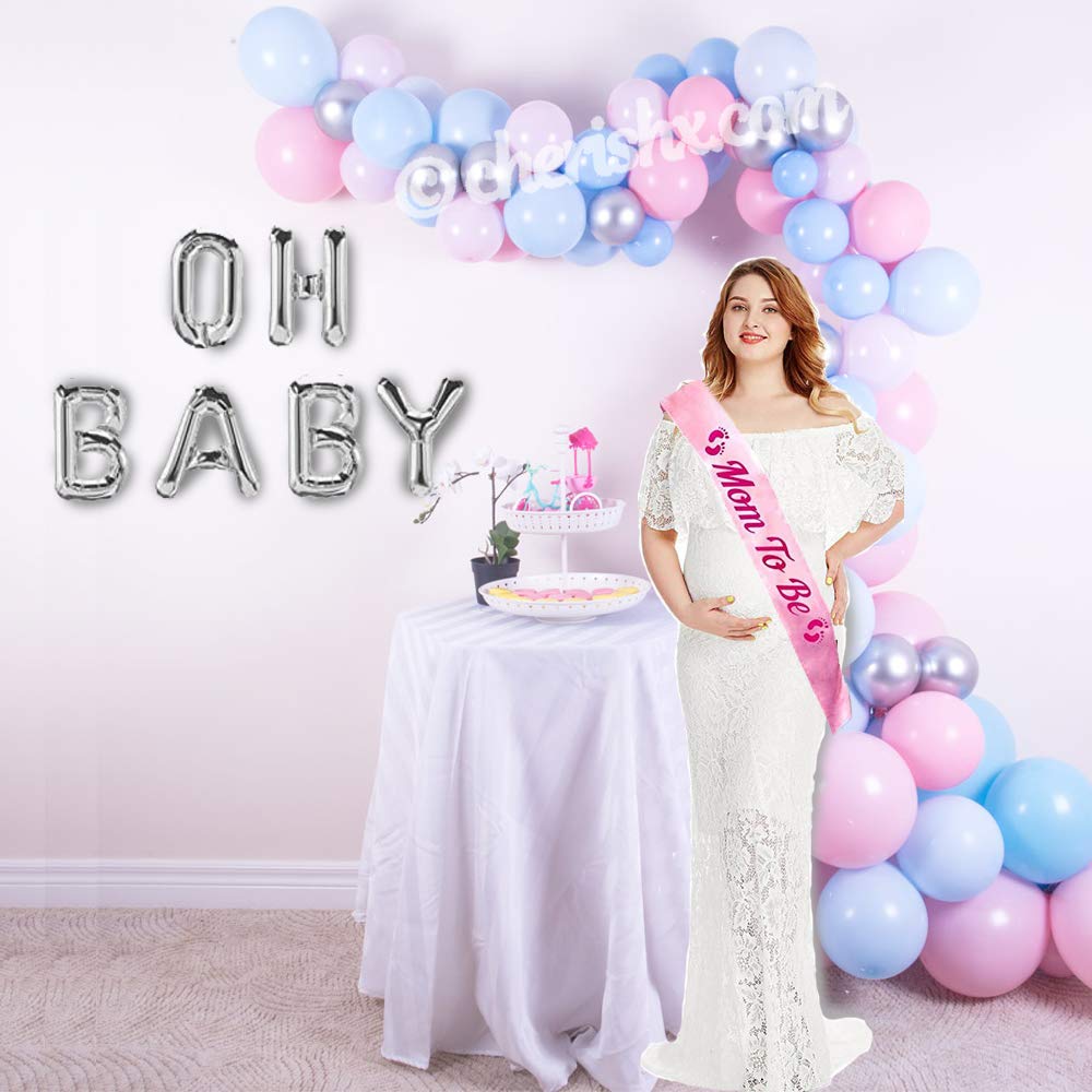 Oh Baby Maternity Photo Prop Photography or Baby Shower Decor 