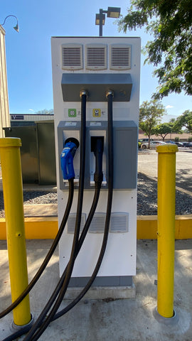 Green Charging Station - Electric Vehicle