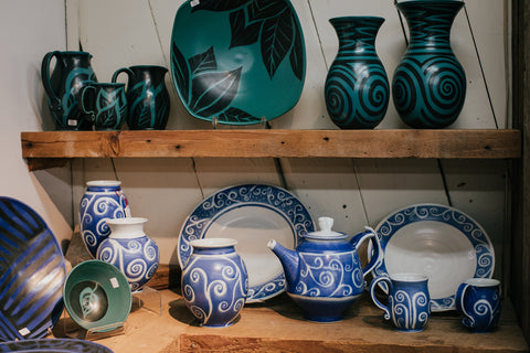 Handmade stoneware pottery  - Ellison Bay Pottery studios
