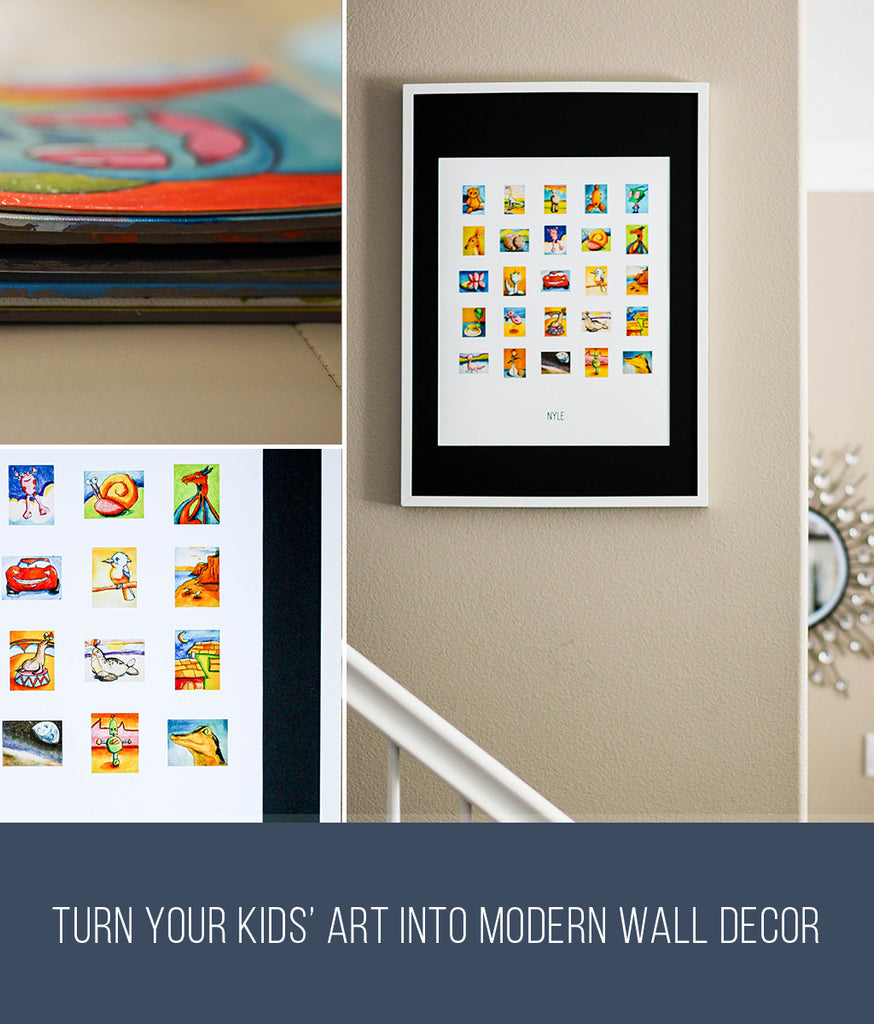 Kids Artwork as Kids wall decor