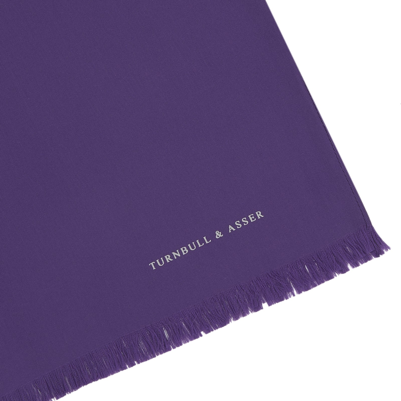 purple silk scarf