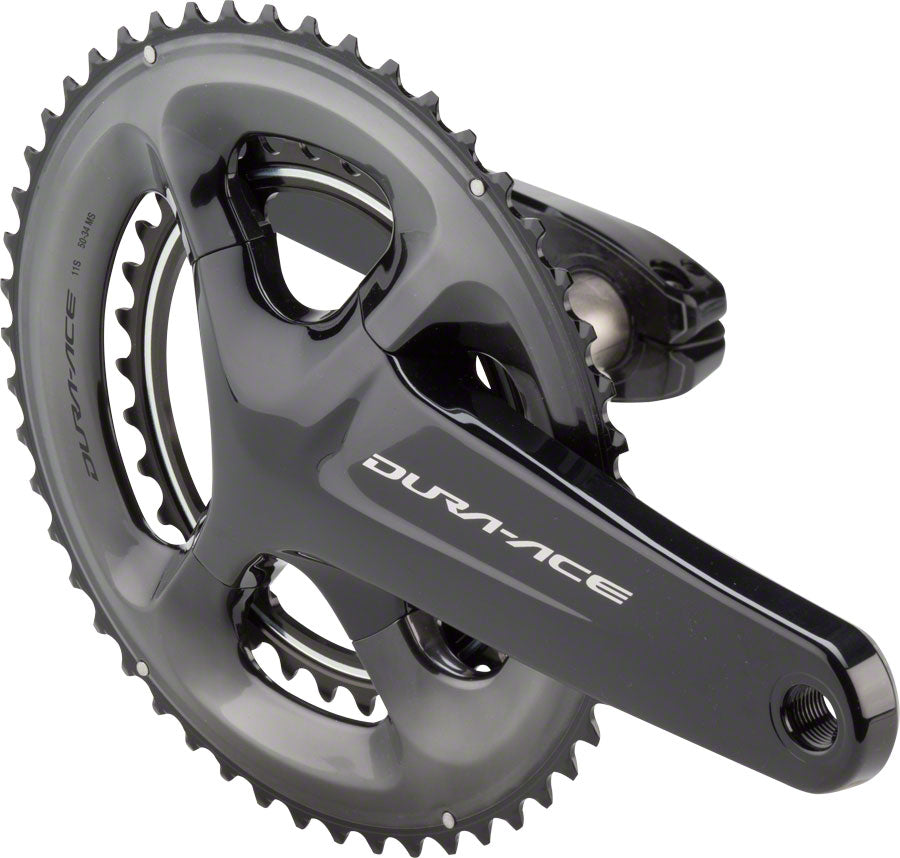 Shimano Dura-Ace FC-R9100 Crankset - 170mm, 11-Speed, 50/34t, 110  Asymmetric BCD, Hollowtech II Spindle Interface, Black