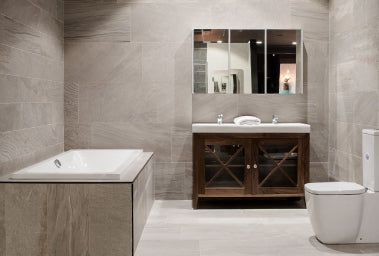 Bathroom Display in Halo Tiles Flagship Showroom