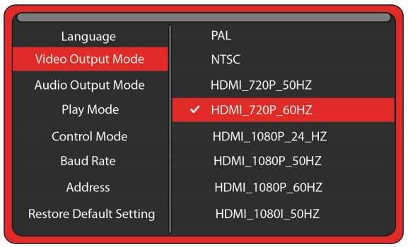 The Sprite offers multiple video output options for use with a wide variety of devices