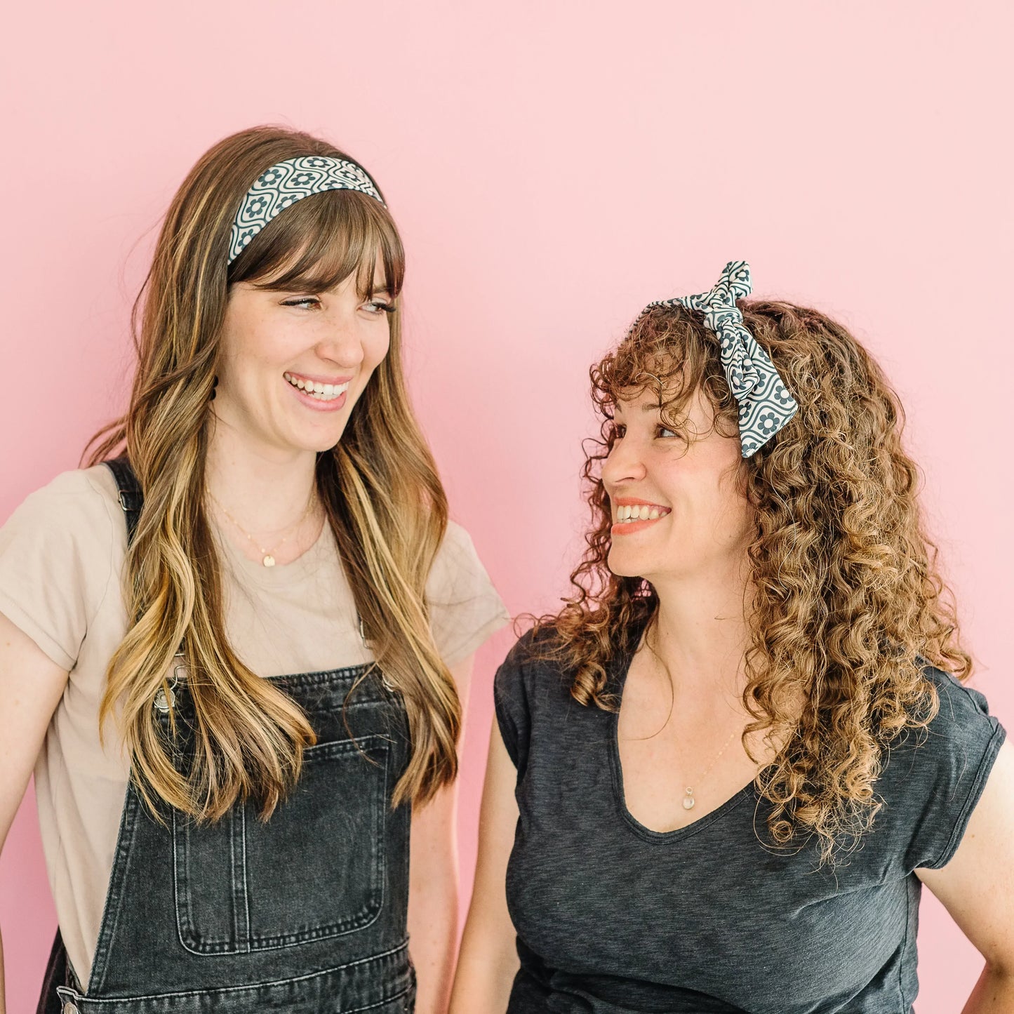 THE BEST EARRINGS/HEADBAND in Black & White Wavy Checkerboard + Daisy Hoops/ Statement Accessories