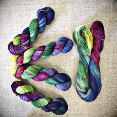 May flowers handdyed yarn