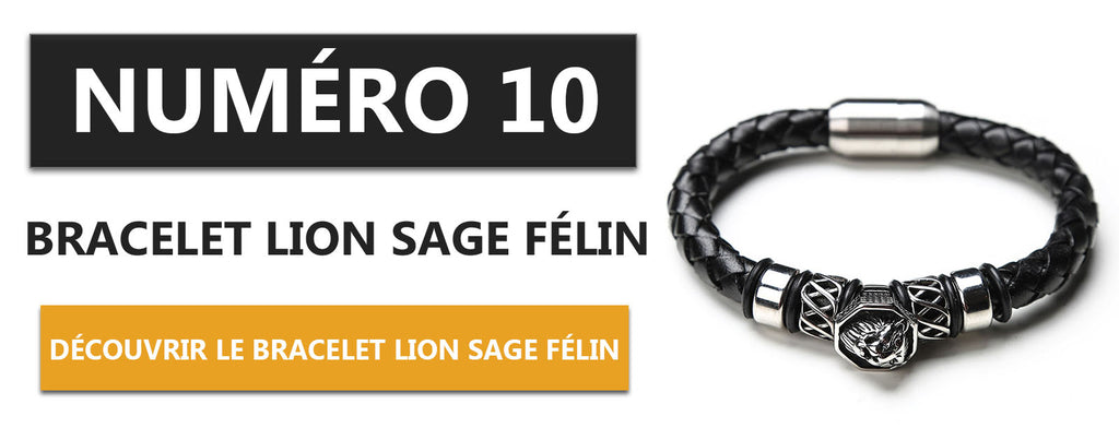 Bracelet Lion Homme