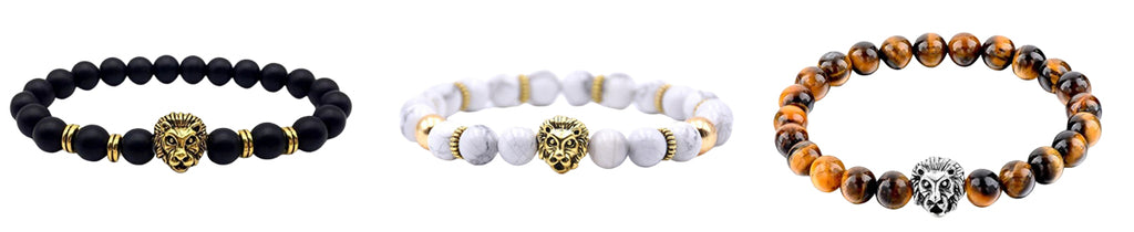 Bracelets Lion Perles