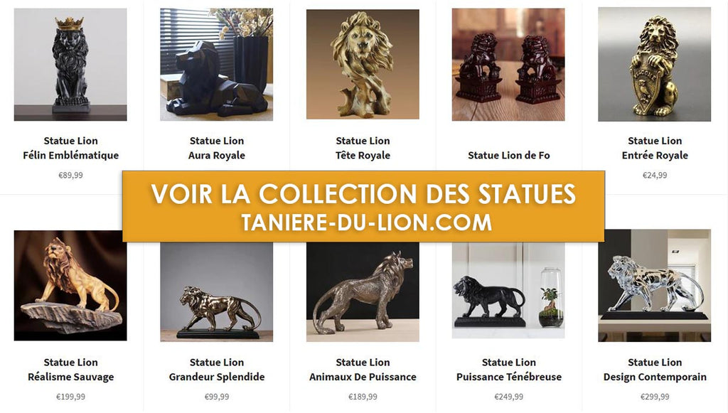 Collection Statues De Lion