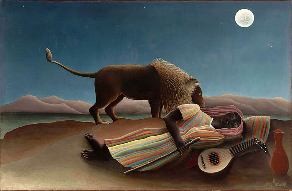 Henri Rousseau Gitane Endormie