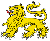 Lion Statant