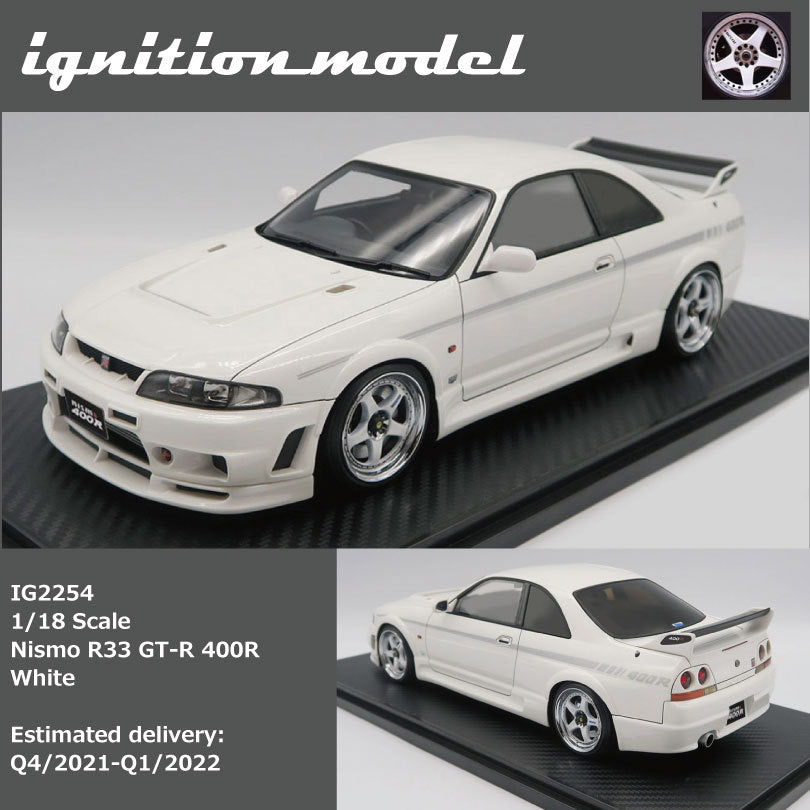 [Preorder] Ignition Model 1:18 Nissan Nismo R33 GT-R 400R White