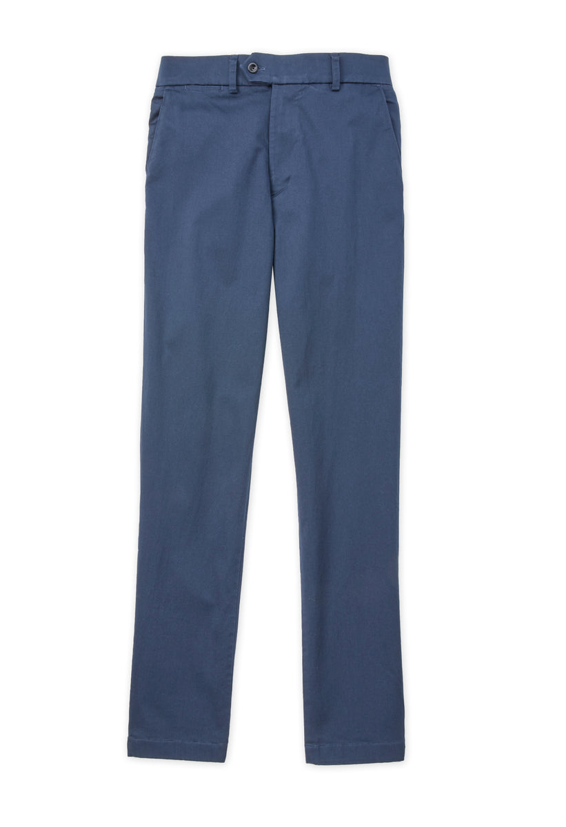 Yuan Strech Tuck Chino Blue Naby - duvarkapla.com