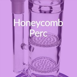 honey comb perc bong water pipe graphic