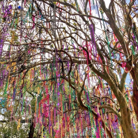 Katy Beh Jewelry Mardi Gras Bead Tree