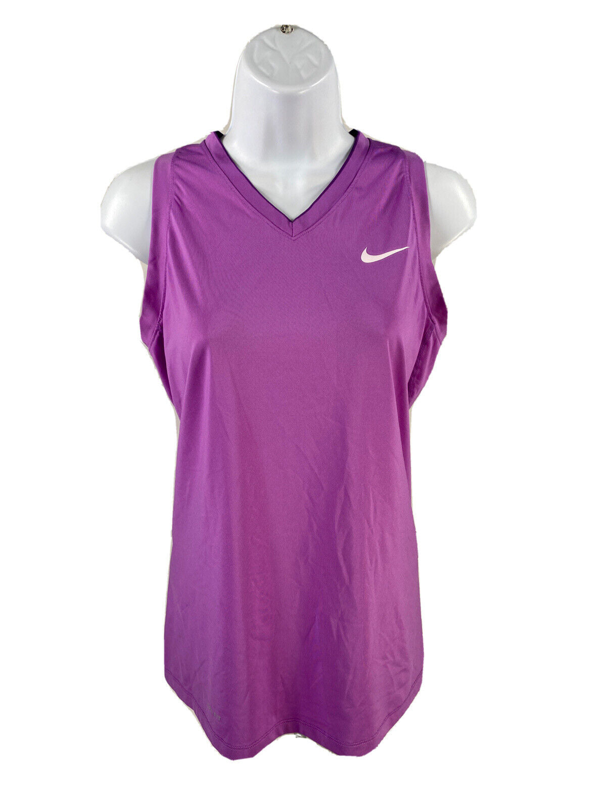 Nike Pro Combat Purple Sleeveless Fitted Tank Top - S – The Resell Club