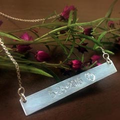 Valentines Day Monogrammed Jewelry