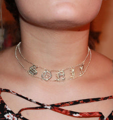 Name Choker Necklace