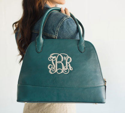 monogrammed handbag