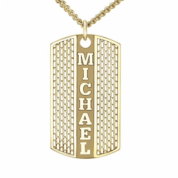 monogrammed dog tags