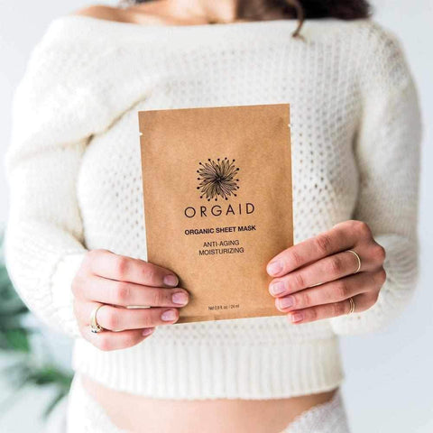 ORGAID Organic Sheet Mask Anti-Aging & Moisturizing 4x24ml