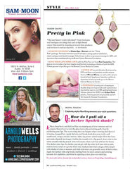 Urban Posh Earrings in Austin Monthly Magazine