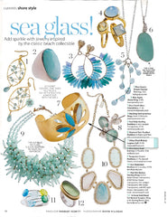 Urban Posh Jewelry Gold Cuff in Coastal Living Magazine