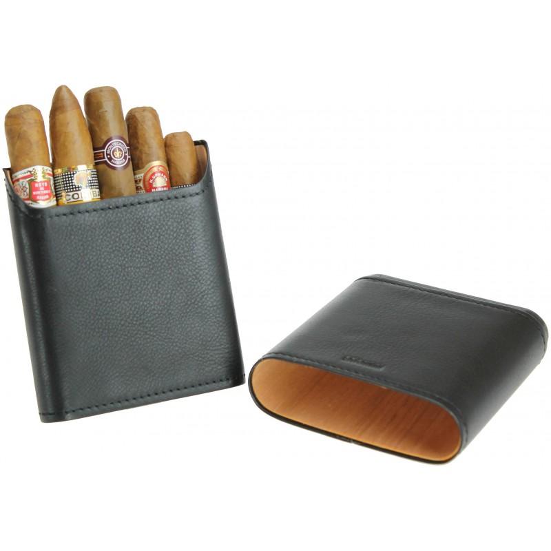 a l/'air très Haut de Gamme XZJJZ L/'étui à cigares en Fibre de Carbone Qui Peut contenir 3 cigares jusqu/'à 57 Anneaux Size : 2-Cigars
