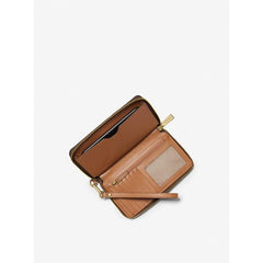 Michael Kors Jet Set Large Phone/ Wallet Wristlet, Brown Signature