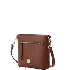 Dooney & Bourke Saffiano Small Zip Crossbody, Amber