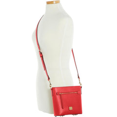 Dooney & Bourke Saffiano Small Zip Crossbody, Tomato