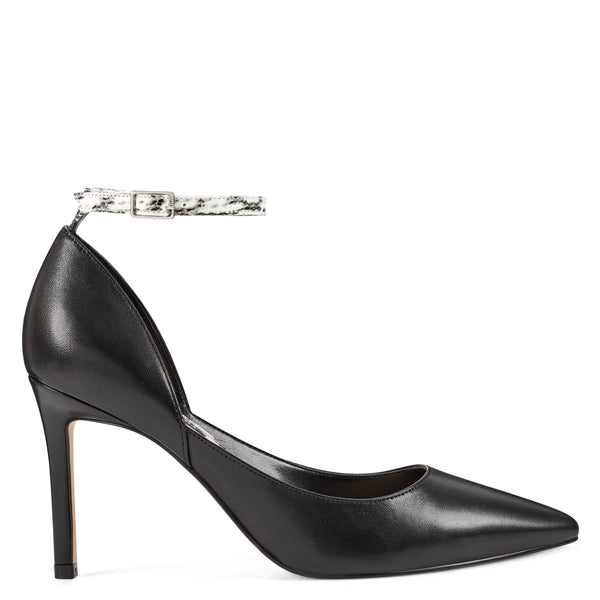 nine west forty asymmetrical strappy pumps