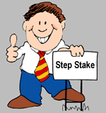 Step Stake sign