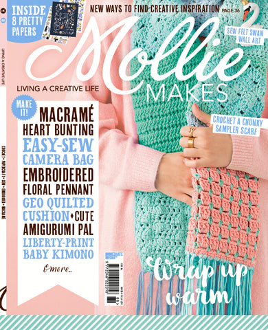 mollie makes issue 88 cover