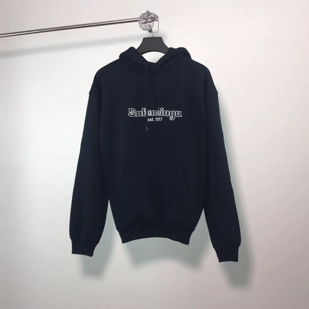 balenciaga embroidered hoodie